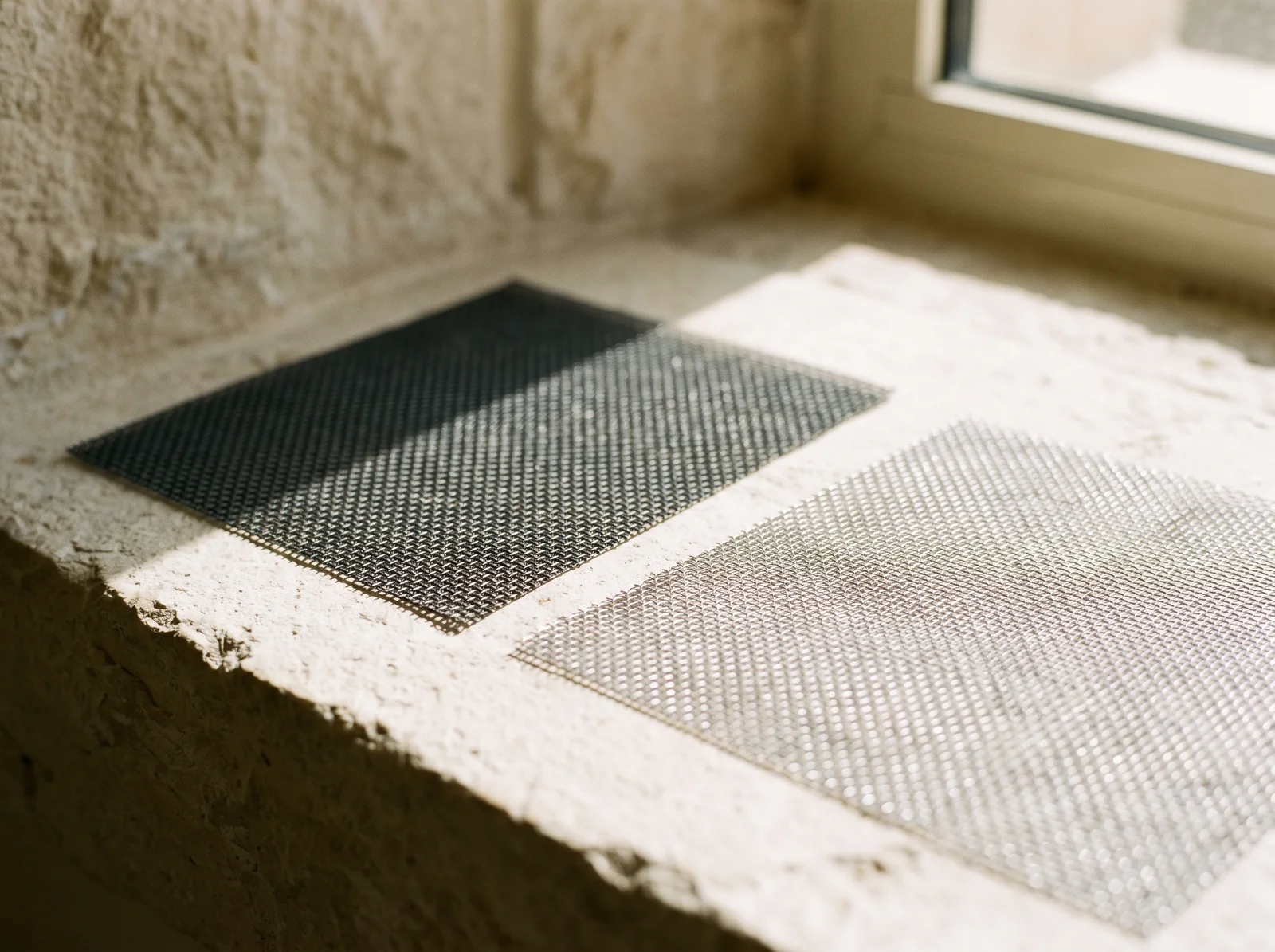 Fibreglass or metal mosquito net mesh?