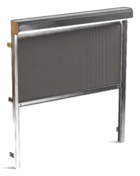 Pleated mosquito screen: Motorised screens