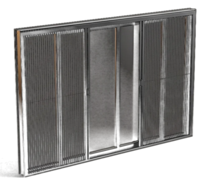 Pleated mosquito screen: Verandas